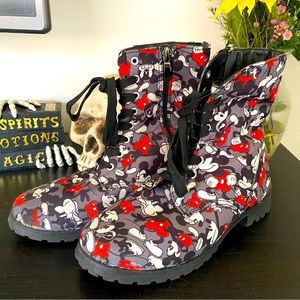 Mickey Mouse Combat Boots